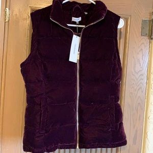 CalvinKlein velvet vest